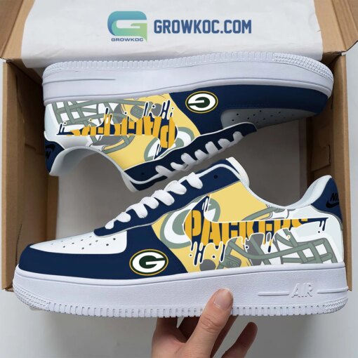 Green Bay Packers Personalized Colorful AF1-1 Shoes AF1CS014