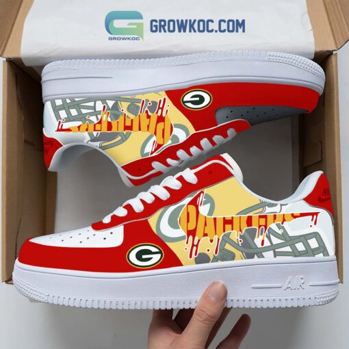 Green Bay Packers Personalized Colorful AF1-1 Shoes AF1CS014