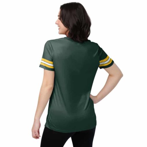 Green Bay Packers Personalized V-neck Women T-shirt BG749