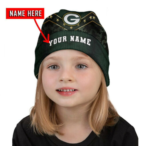 Green Bay Packers Personalized Wool Beanie 161