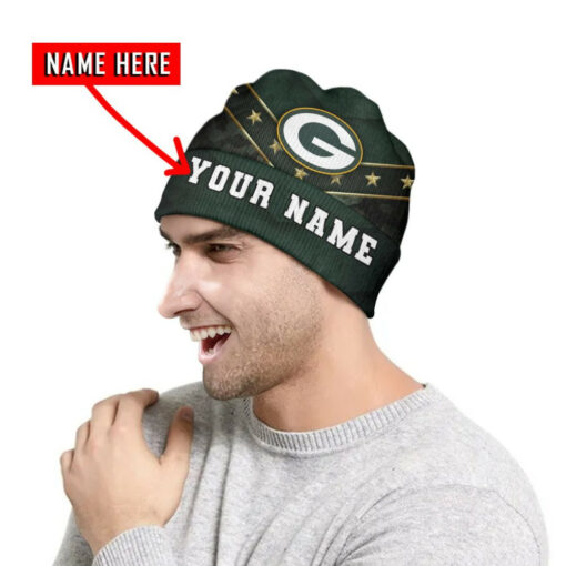 Green Bay Packers Personalized Wool Beanie 161