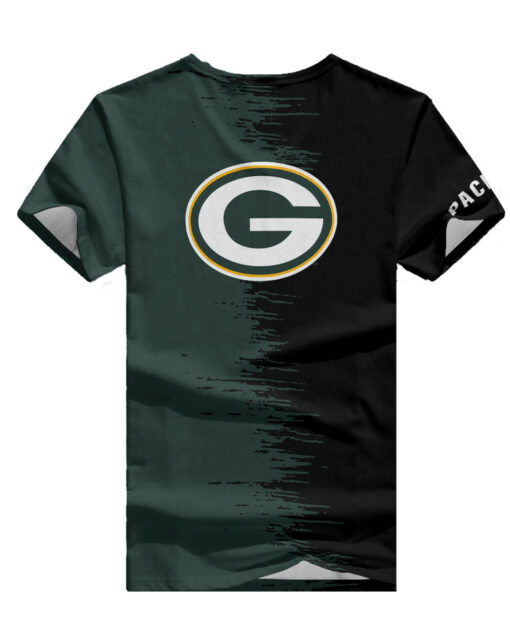 Green Bay Packers Summer V-neck Women T-shirt BG24