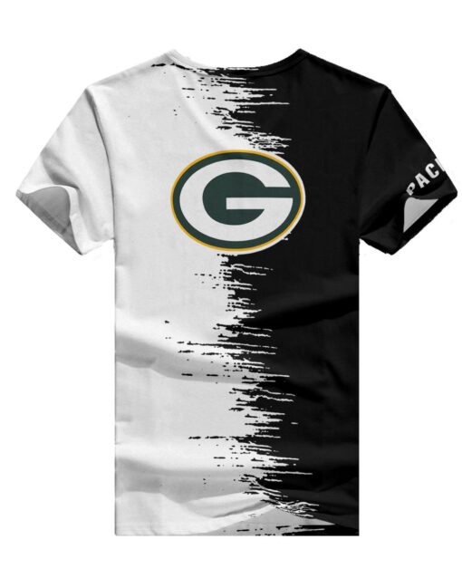 Green Bay Packers Summer V-neck Women T-shirt BG24