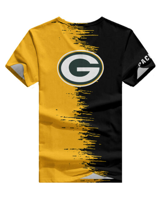 Green Bay Packers Summer V-neck Women T-shirt BG24