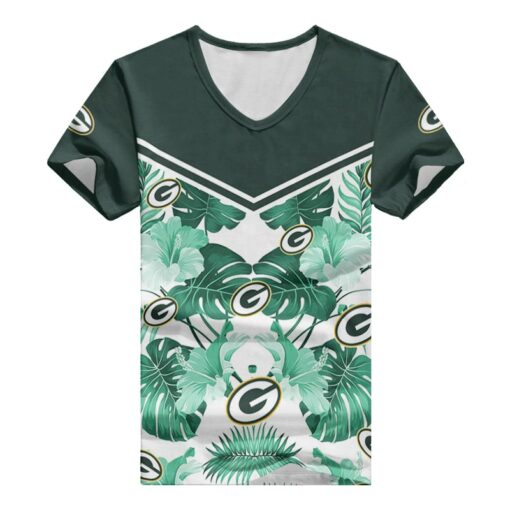 Green Bay Packers V-neck Women T-shirt BG553