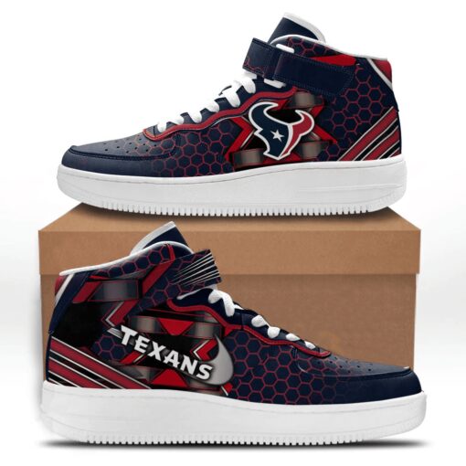 Houston Texans High AF1 Sneakers BG31