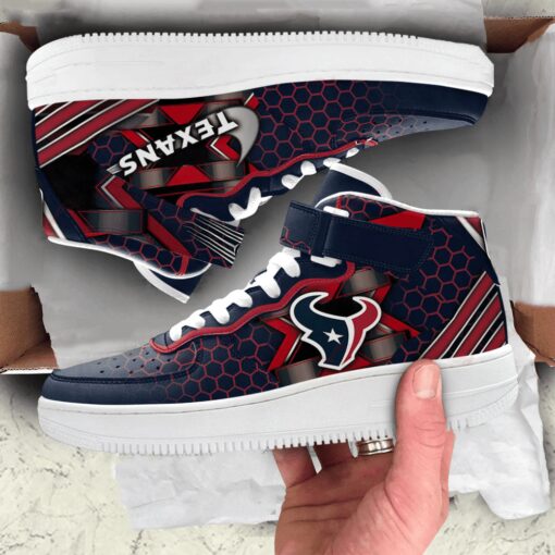 Houston Texans High AF1 Sneakers BG31