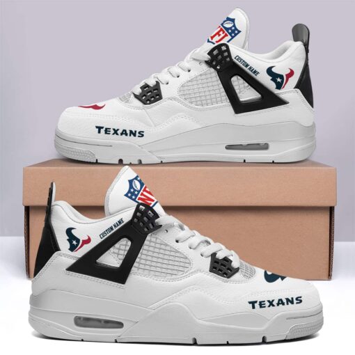 Houston Texans Personalized AJ4 Sneaker BG284