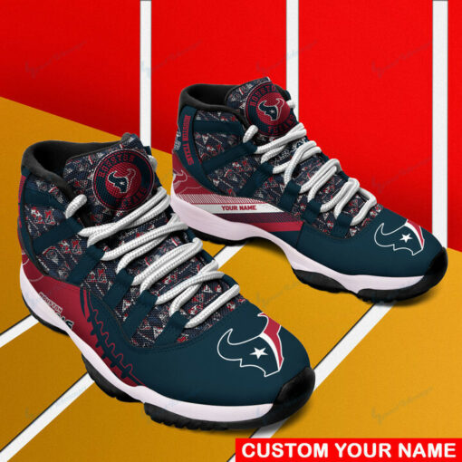 Houston Texans Personalized AJD11 Sneakers BG162