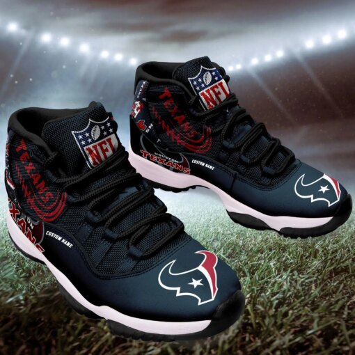 Houston Texans Personalized AJD11 Sneakers BG196