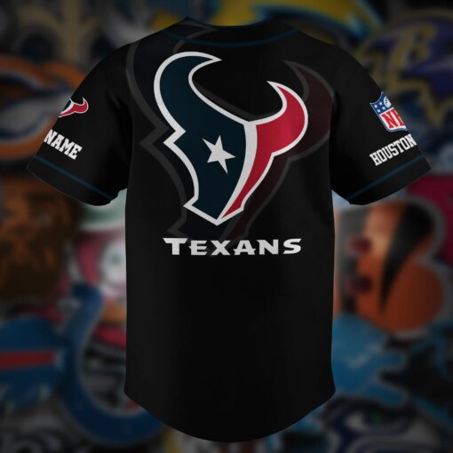 Houston Texans Personalized Baseball Jersey AZCBJS111