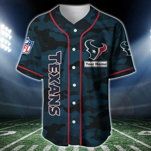 Houston Texans Personalized Baseball Jersey BG230