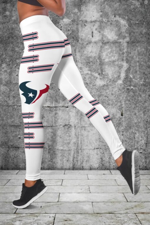 Houston Texans Personalized Combo Croptop Hoodie And Leggings AZCLG128+AZC2CHD128