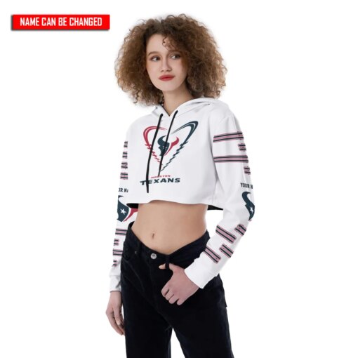 Houston Texans Personalized Combo Croptop Hoodie And Leggings AZCLG128+AZC2CHD128