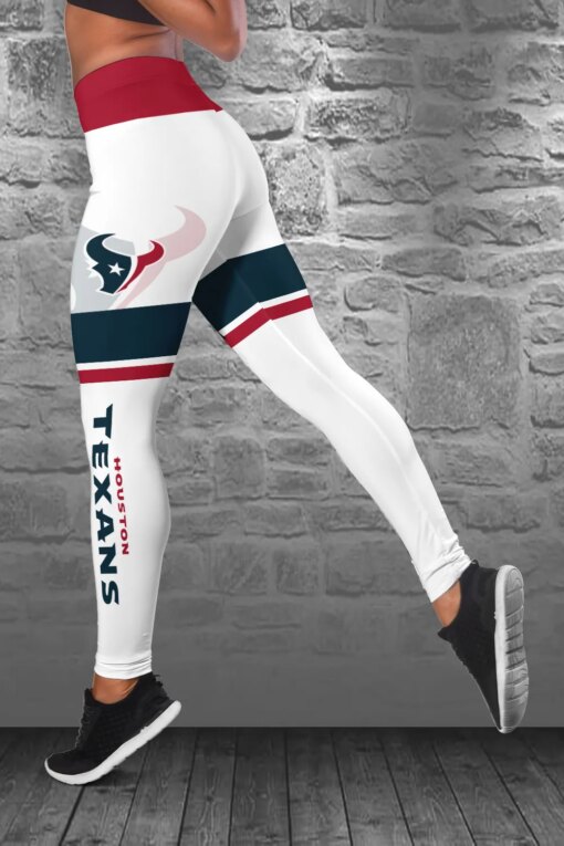 Houston Texans Personalized Combo Croptop Hoodie And Leggings BGLG376+BG2CHD376