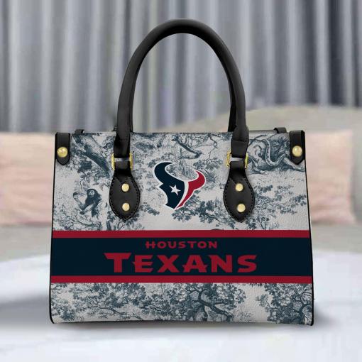 Houston Texans Personalized Leather Hand Bag BB324