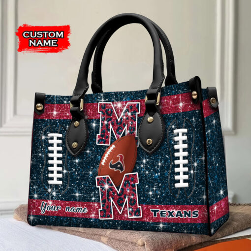 Houston Texans Personalized Leather Hand Bag BBLTHB580