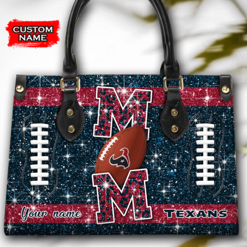 Houston Texans Personalized Leather Hand Bag BBLTHB580