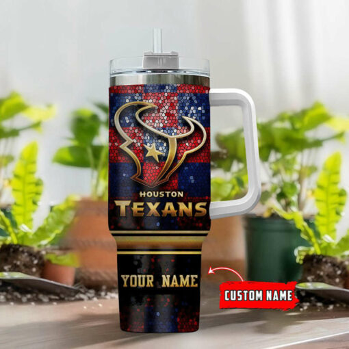 Houston Texans Personalized Limited Edition Sport Fan Gift 40oz Tumbler AZC40OZT091