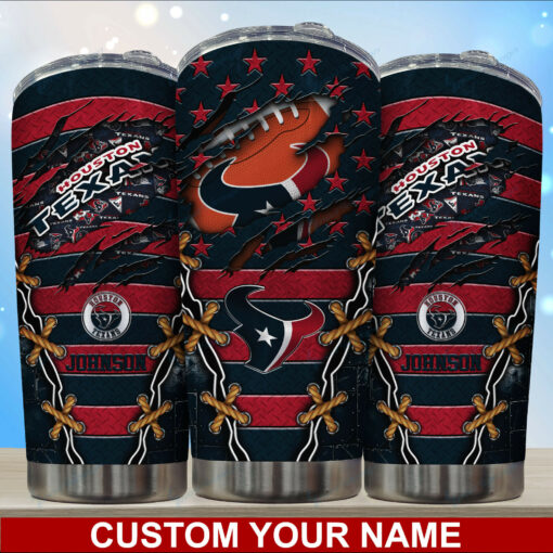 Houston Texans Personalized Tumbler BG12