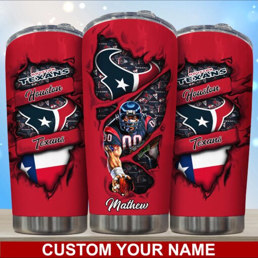 Houston Texans Personalized Tumbler BG233