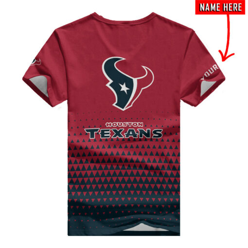 Houston Texans Personalized V-neck Women T-shirt BG452