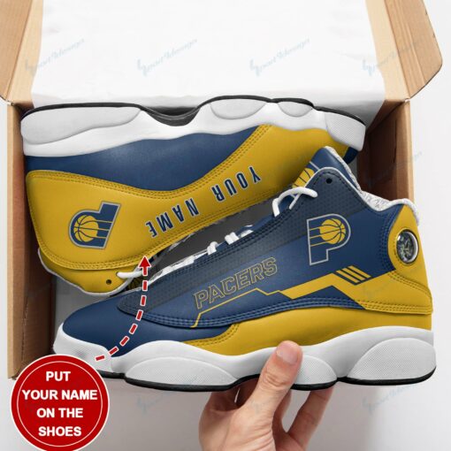 Indiana Pacers Personalized AJD13 Sneakers BG04