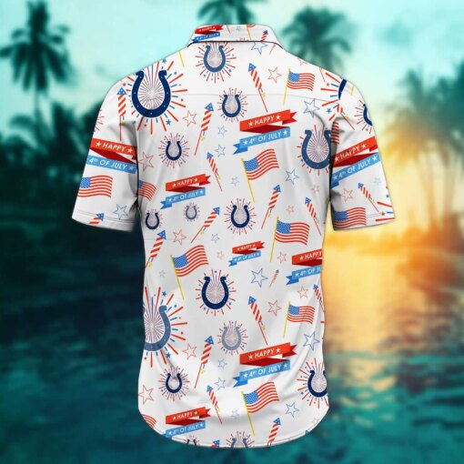 Indianapolis Colts - Happy 4th Of July Button Shirt BB899