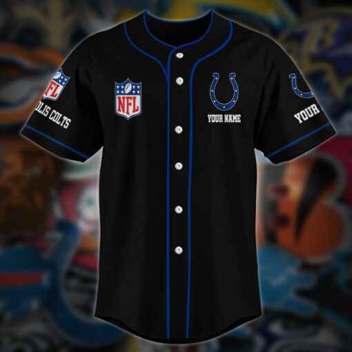 Indianapolis Colts Personalized Baseball Jersey AZCBJS112