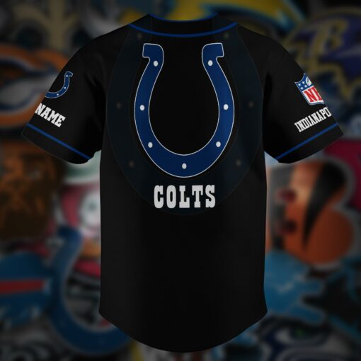 Indianapolis Colts Personalized Baseball Jersey AZCBJS112