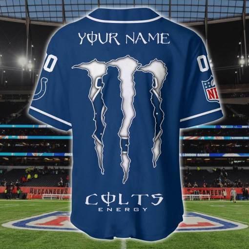 Indianapolis Colts Personalized Baseball Jersey BG185