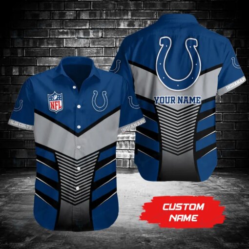 Indianapolis Colts Personalized Button Shirt BB011