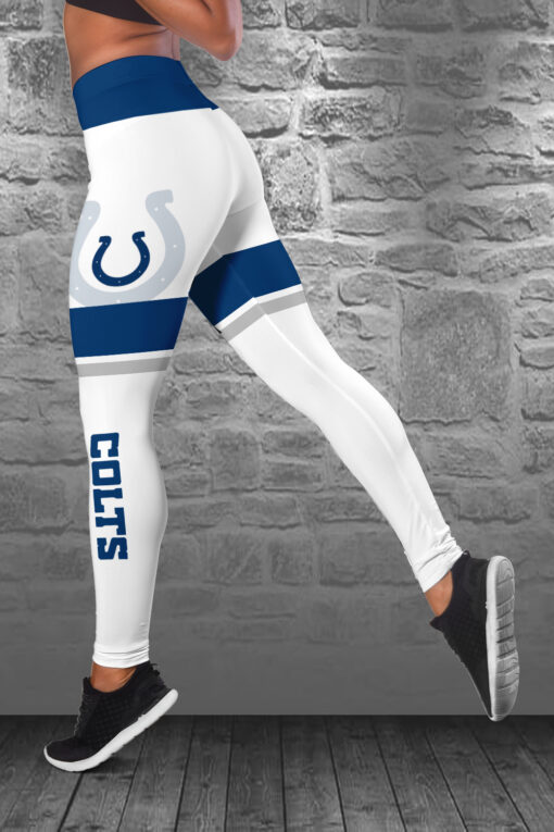 Indianapolis Colts Personalized Combo Croptop Hoodie And Leggings BGLG369+BG2CHD369