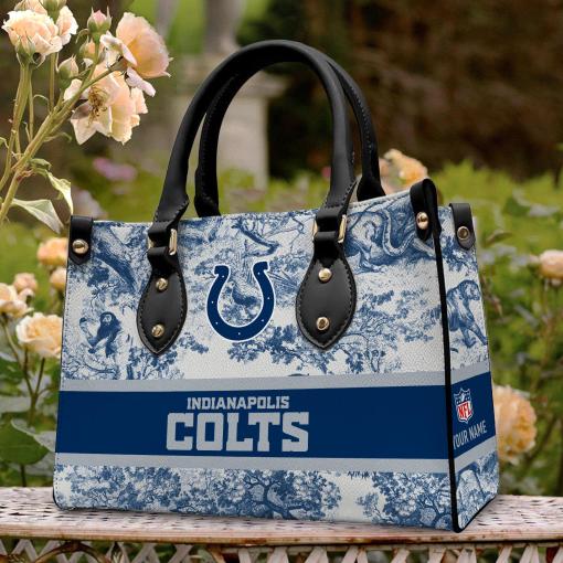 Indianapolis Colts Personalized Leather Hand Bag BB323