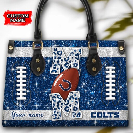 Indianapolis Colts Personalized Leather Hand Bag BBLTHB581