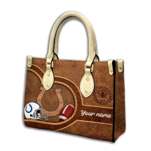 Indianapolis Colts Personalized Leather Hand Bag BBLTHB613