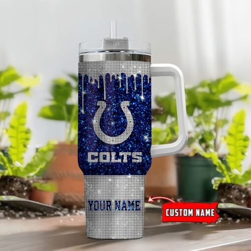 Indianapolis Colts Personalized Limited Edition Sport Fan Gift 40oz Tumbler AZC40OZT060