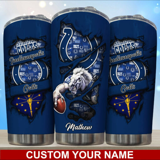 Indianapolis Colts Personalized Tumbler BG234