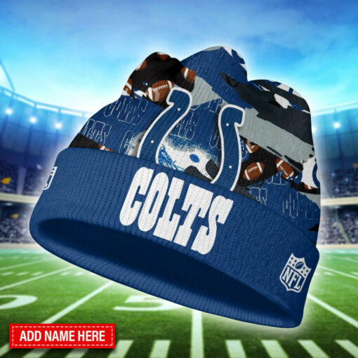 Indianapolis Colts Personalized Wool Beanie 141