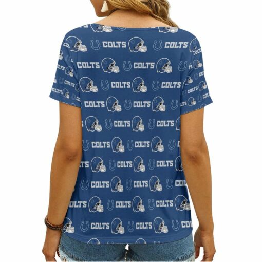 Indianapolis Colts V-neck Women T-shirt