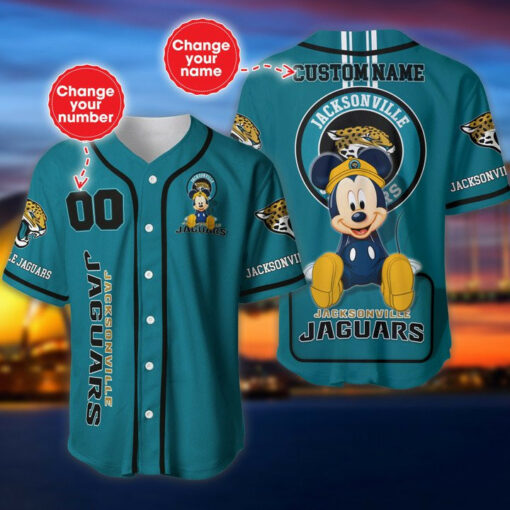 Jacksonville Jaguars Baseball Jersey 553