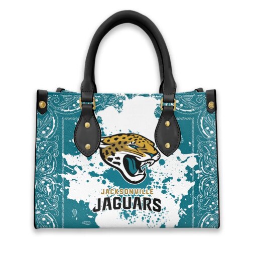 Jacksonville Jaguars Leather Hand Bag BBLTHB441