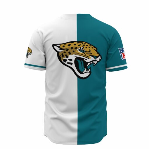 Jacksonville Jaguars Personalized Baseball Jersey 504