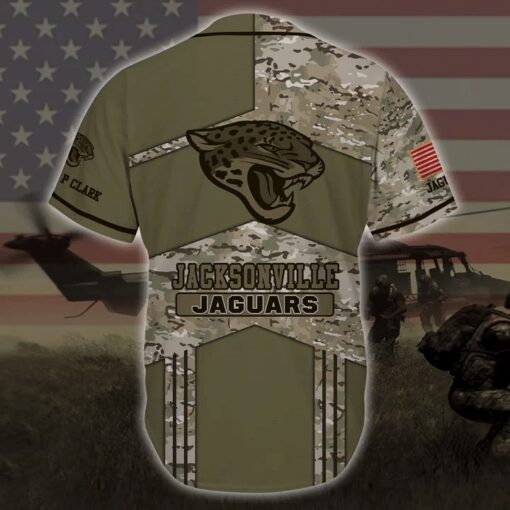 Jacksonville Jaguars Personalized Baseball Jersey BG136