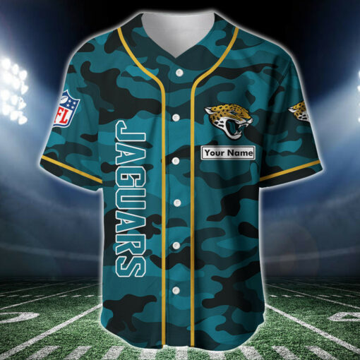 Jacksonville Jaguars Personalized Baseball Jersey BG232