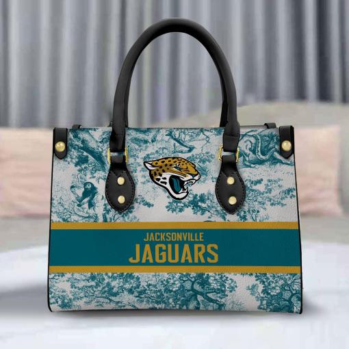 Jacksonville Jaguars Personalized Leather Hand Bag BB322