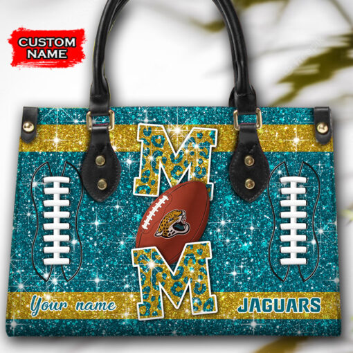 Jacksonville Jaguars Personalized Leather Hand Bag BBLTHB582