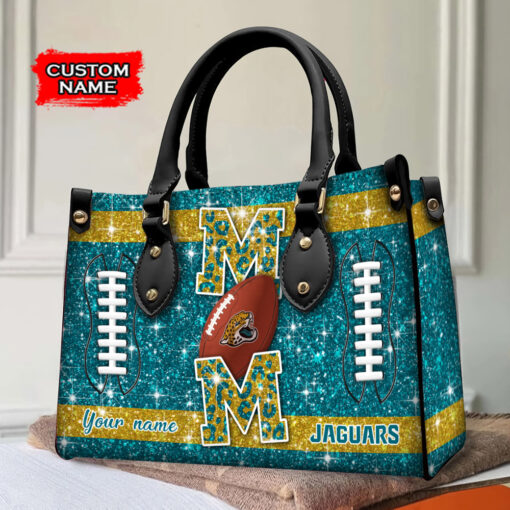 Jacksonville Jaguars Personalized Leather Hand Bag BBLTHB582