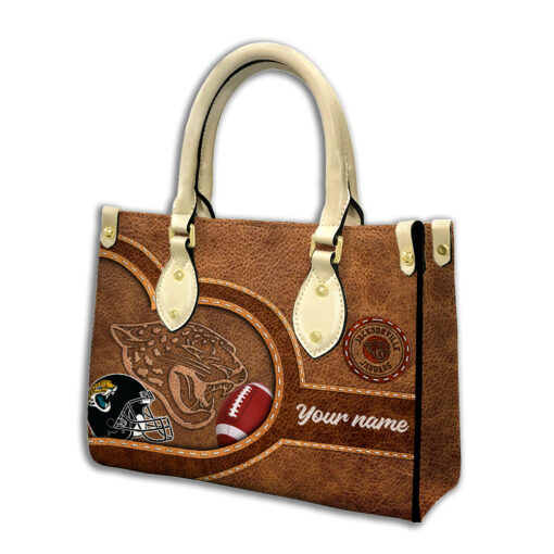 Jacksonville Jaguars Personalized Leather Hand Bag BBLTHB614