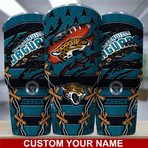 Jacksonville Jaguars Personalized Tumbler BG14